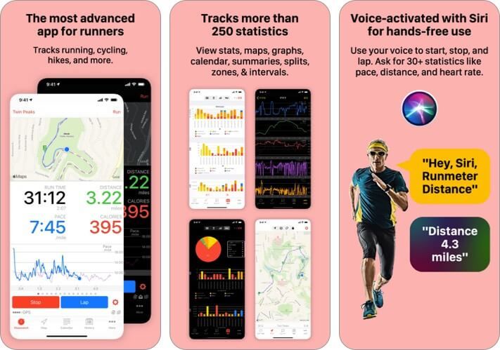 Runmeter Corsa e ciclismo GPS App ciclismo per iPhone