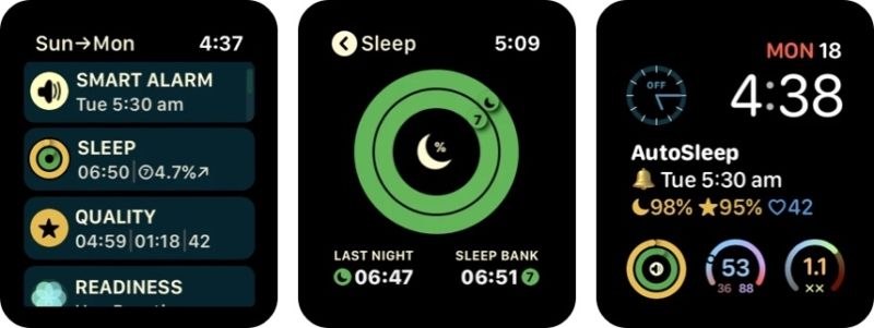 AutoSleep Apple Watch-app