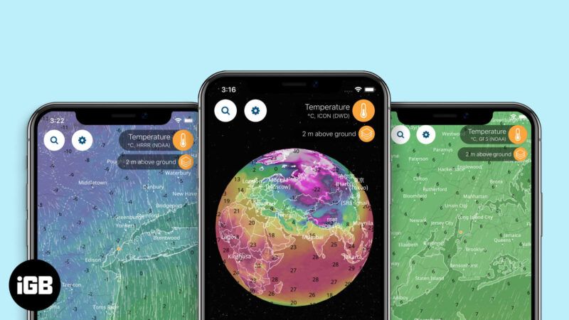 Ventusky3D天気図iOSおよびAndroidアプリのレビュー