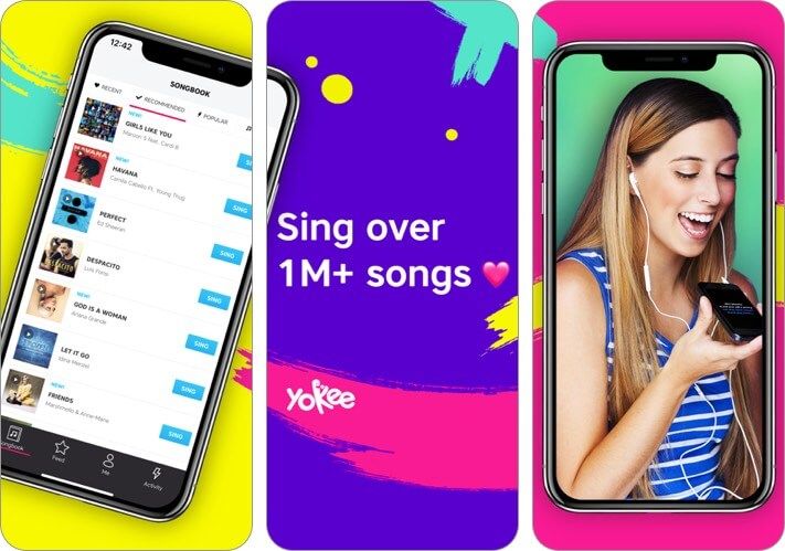 skjermbilde for karaoke iphone og ipad-app