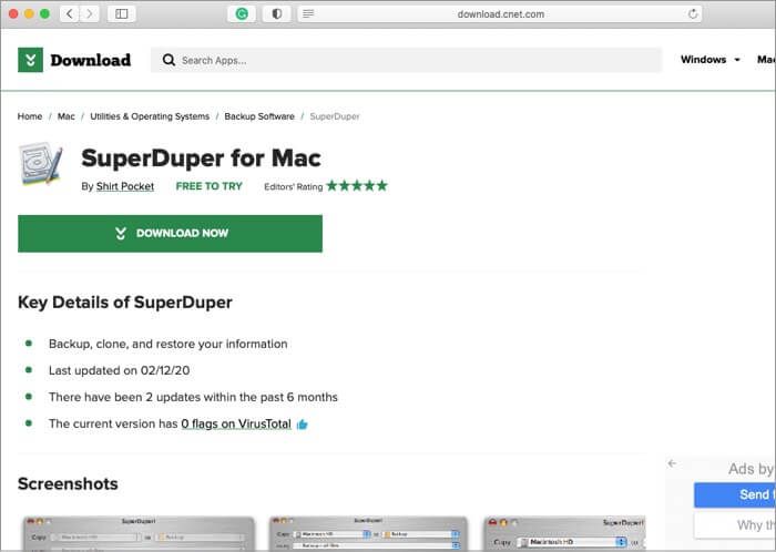 Mac用のスーパーデュパーバックアップソフトウェア