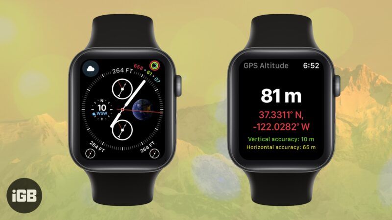Bästa höjdmätarappar för Apple Watch 2021
