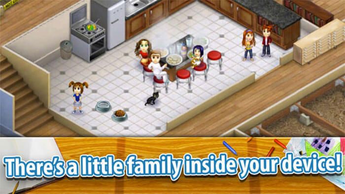 Virtual Families 2 Dream House iPhone und iPad Spiel Screenshot