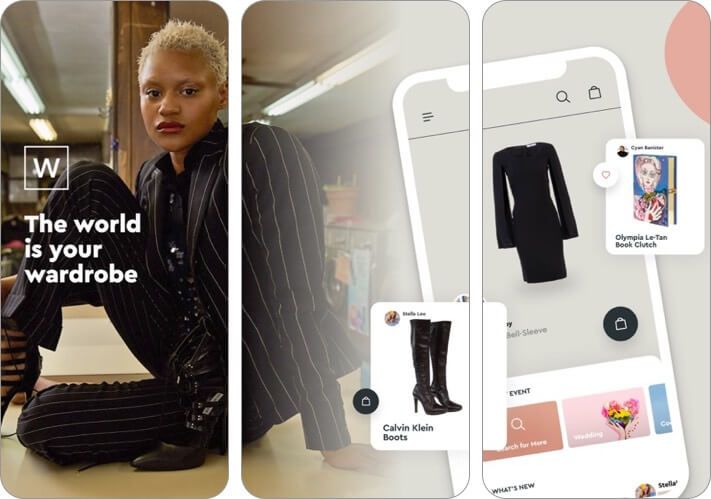 Kleiderschrank iPhone und iPad Fashion App Screenshot