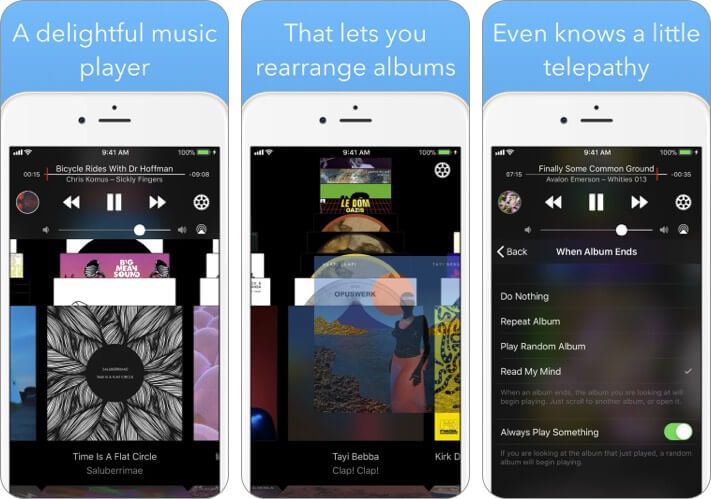 Jams On Toast musikkspiller-app for skjermbilde for iPhone og iPad