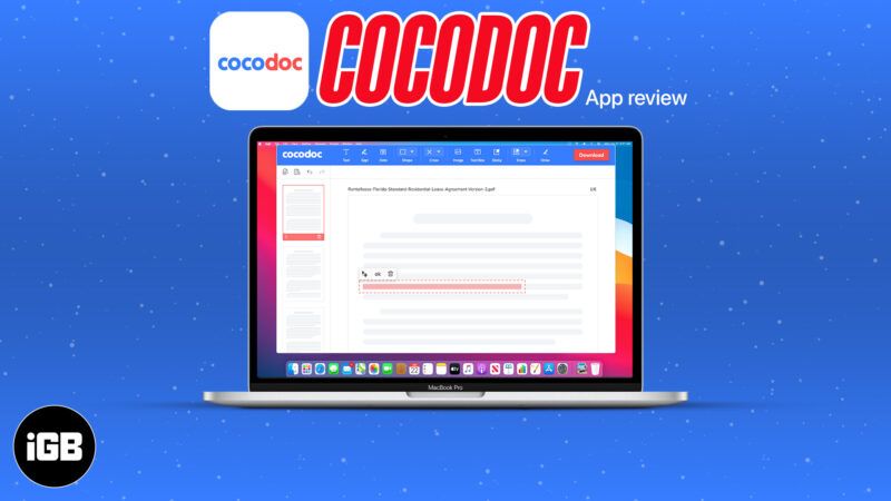 CocoDoc gratis online PDF-editor