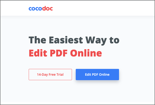 rediger PDF-filer gratis ved bruk av CocoDoc