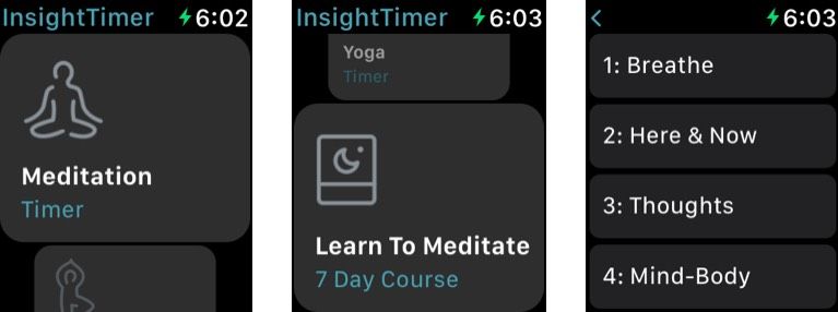 Insight Timer: Meditation App för Apple Watch