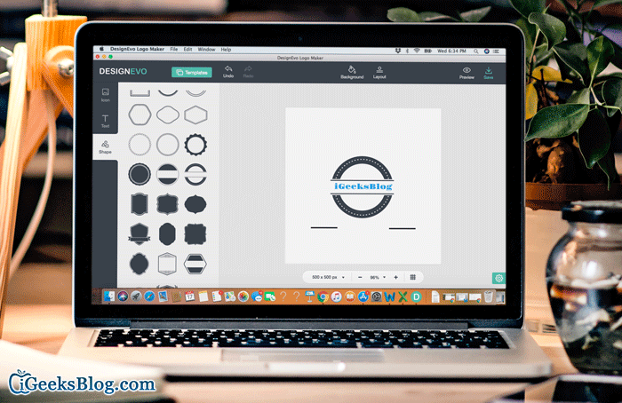DesignEvo Logo Maker-App für Mac