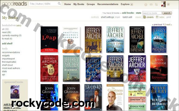 Gjennomgang av Goodreads, en flott måte å spore bøker på og få anbefalinger