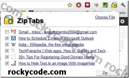Kā saglabāt vairākas tīmekļa lapas kā zip failu pārlūkā Chrome, izmantojot ZipTabs
