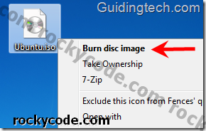 [Snabbtips] - Använd den inbyggda ISO-bildbrännaren för att bränna ISO-bilder i Windows 7