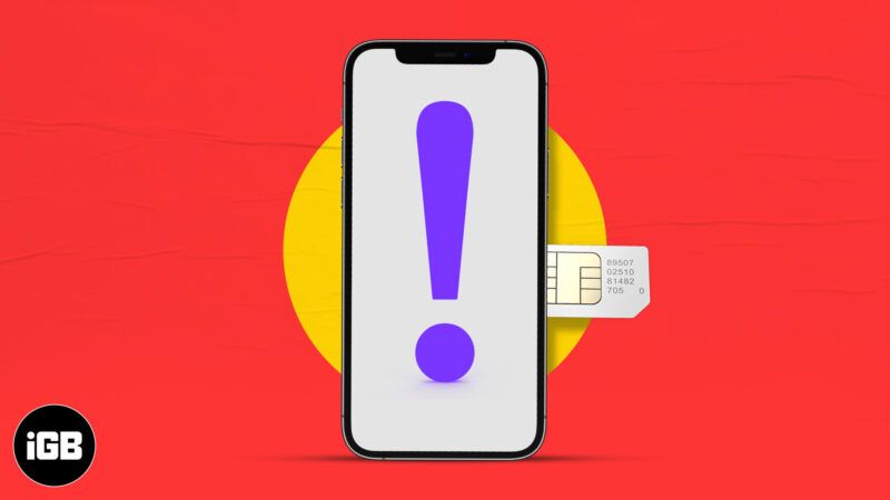 SIM karta není na iPhonu podporována? Zde je 5 oprav pro vás