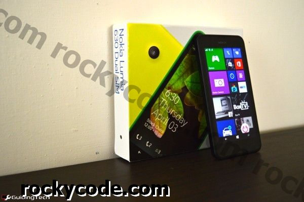 ノキアLumia 630レビュー：Windows Phone 8.1を使った奇妙な形の箱