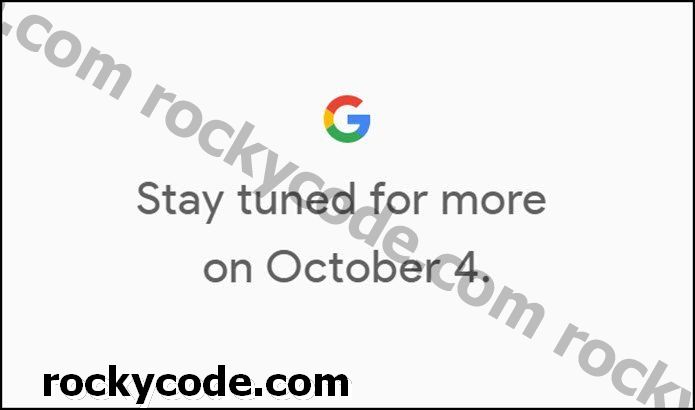 Confirmation du lancement de Google Pixel 2 et Pixel 2 XL le 4 octobre