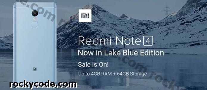Wie kaufe ich das Xiaomi Redmi Note 4 Lake Blue Edition?