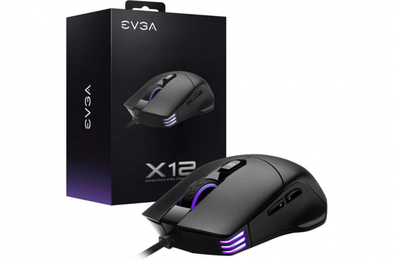   Obojručná herná myš EVGA X12