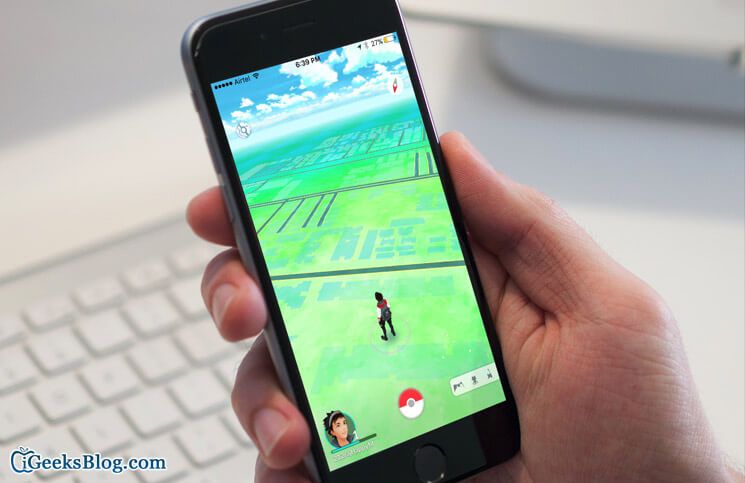 Kaip žaisti „Pokémon Go“ „iPhone“ nejudant