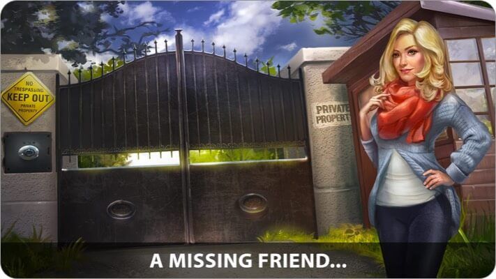 Adventure Escape Screenshot z detektívnej hry pre iPhone a iPad