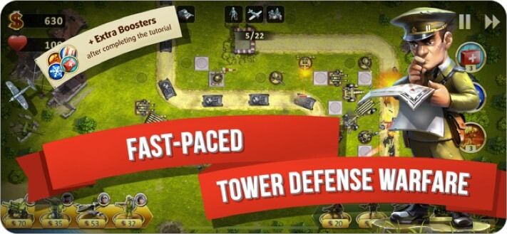 leksak försvar 2 skärmdump för iPhone och iPad