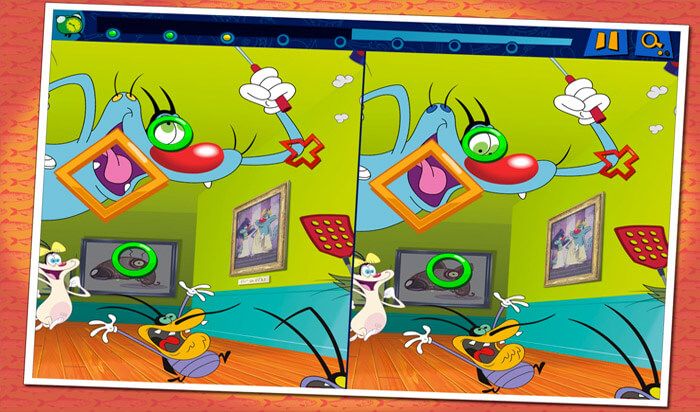 Zrzut ekranu gry Oggy i karaluchy na iPhone