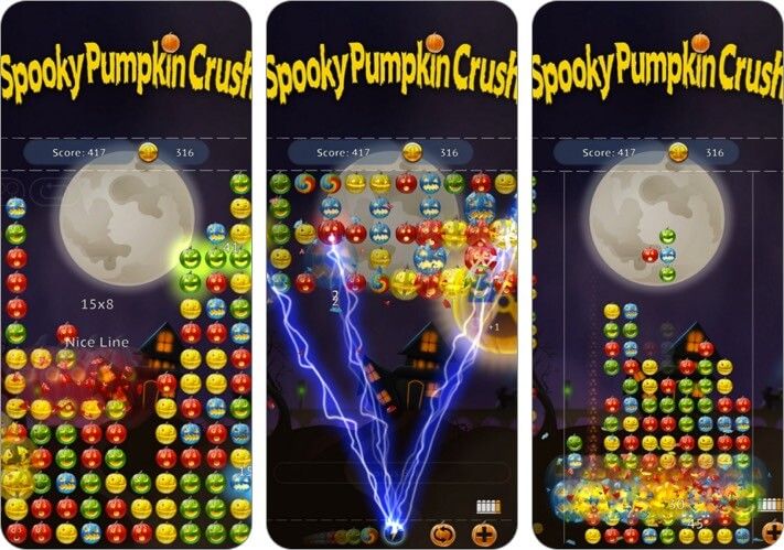 Schermata di gioco per iPhone e iPad esplosa in casa Spooky House