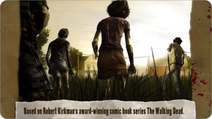 Screenshot del gioco di Halloween di Walking Dead per iPhone e iPad