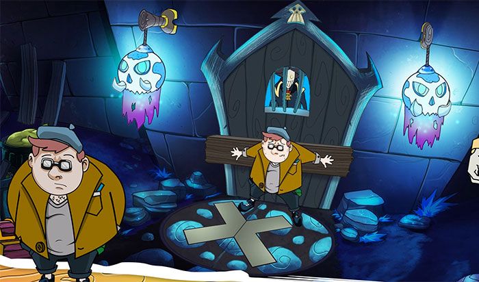 Schermata del gioco di avventura per iPhone e iPad di Darkestville Castle