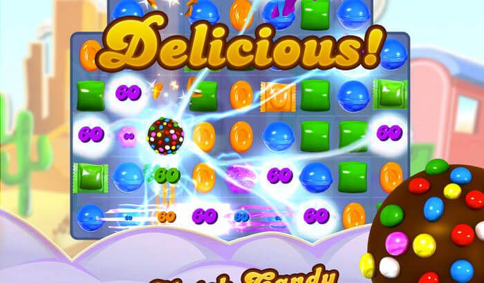 Candy Crush Saga Puzzle iPhone und iPad Spiel Screenshot