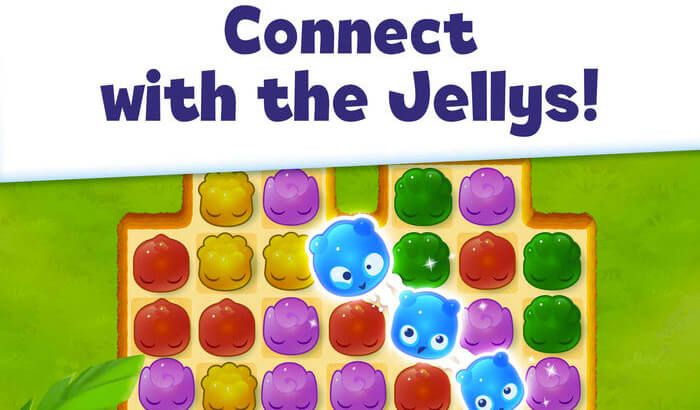 Jelly Splash Puzzle iPhone und iPad Spiel Screenshot