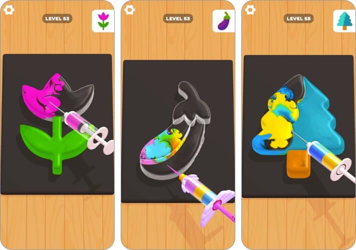 screenshot hry Jelly Dye pre iPhone a iPad