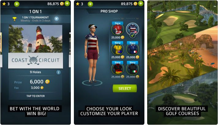 Pro Feel Golf iPhone og iPad-skjermbilde