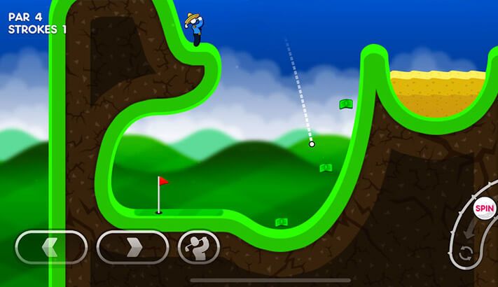 Super Stickman Golf 3 iPhone og iPad-skjermbilde