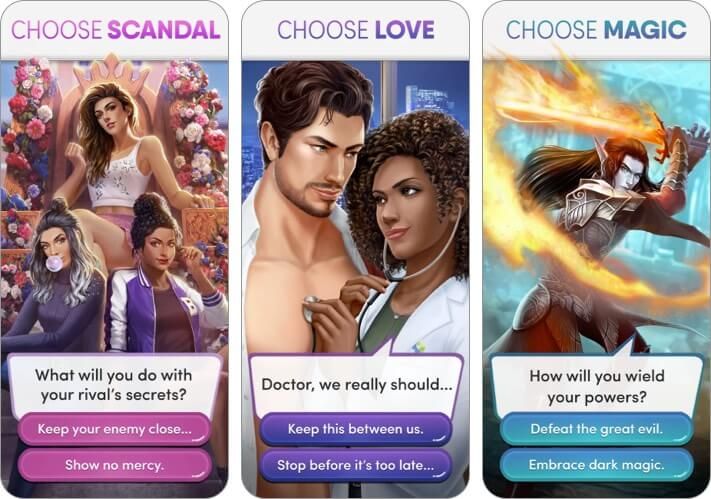 Choices Interactive Story Games per a iPhone i iPad