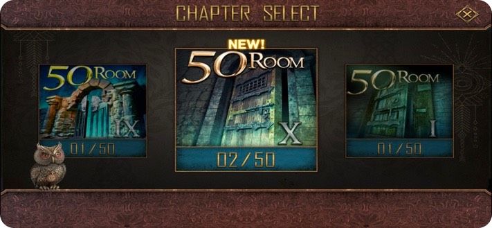 Room Escape 50 pokojů Screenshot z hry pro iPhone