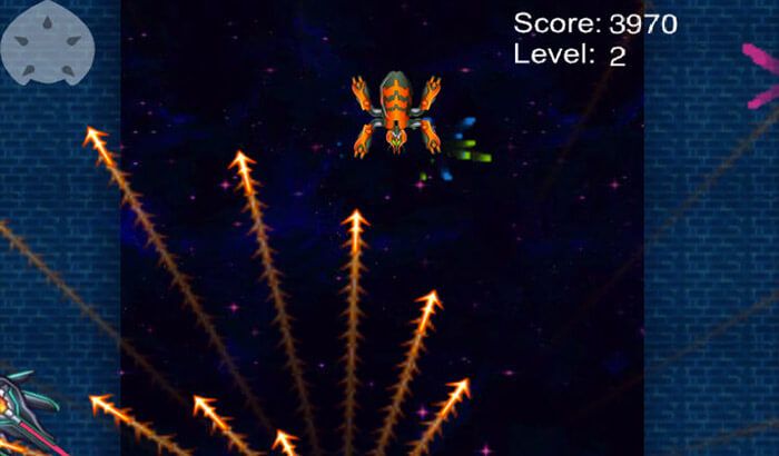 Screenshot vesmírnej strieľačky Demon Star pre iPhone a iPad