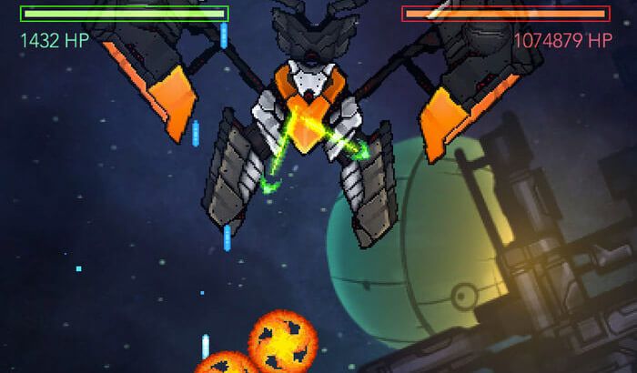 Gemini Strike Space Shooter Screenshot z hry pre iPhone a iPad