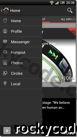 Slik starter du en Hangout i den nye Google+ Android-appen