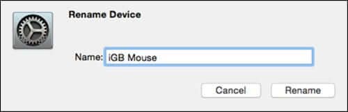 Endre navn på enheter på Mac OS X