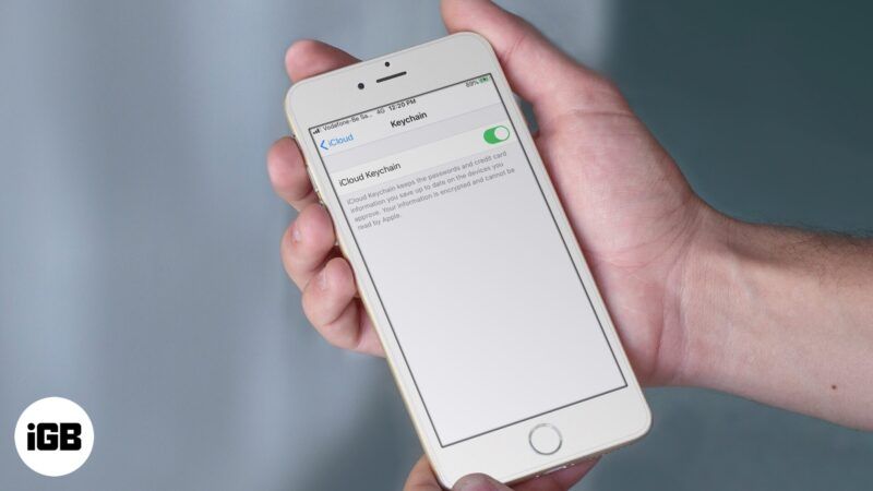 Hvordan bruke iCloud nøkkelring på iPhone og iPad