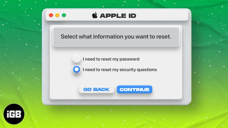 Kako promijeniti sigurnosna pitanja Apple ID-a