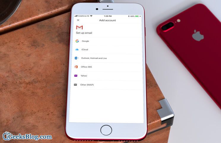 Come aggiungere account e-mail di terze parti all'app Gmail su iPhone o iPad