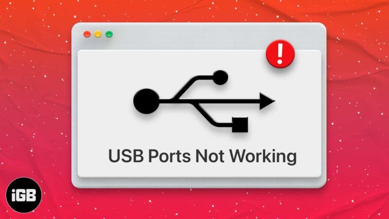 USB-porter fungerer ikke på Mac? Slik løser du dem