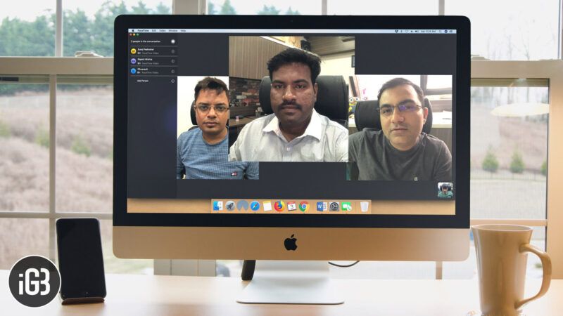 Как да направите групови FaceTime разговори на Mac