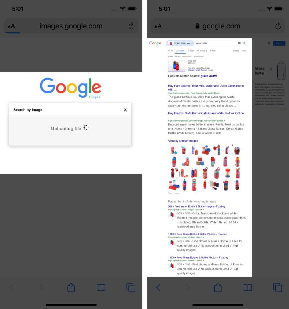IPhone पर Google ऐप के साथ रिवर्स इमेज सर्च