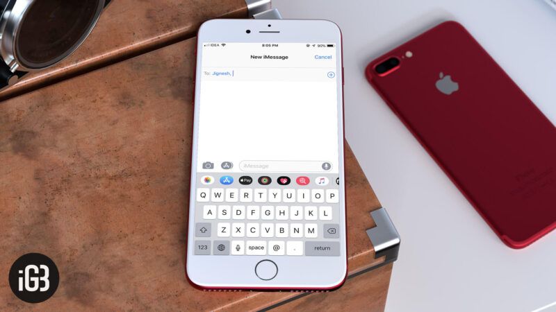 Comment passer du clavier de l'iPhone des minuscules aux majuscules