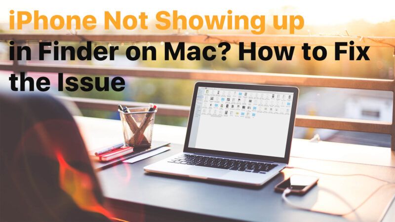 iPhone se nezobrazuje ve Finderu na Macu? Jak problém vyřešit