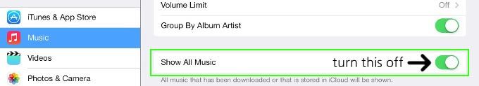 音楽アプリでiCloudの曲のストリーミングを停止し、データの損失を防ぐ方法