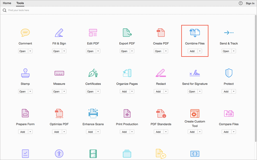Kombiner PDF-filer på Mac ved hjelp av apper