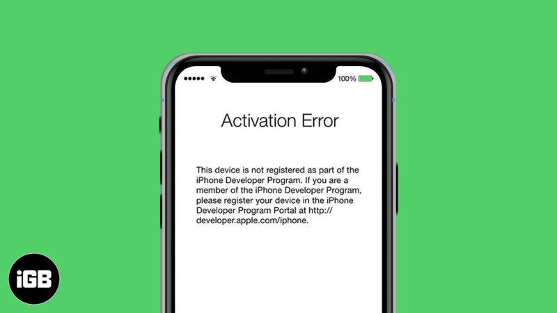 kaip ištaisyti iPhone aktyvinimo klaidą